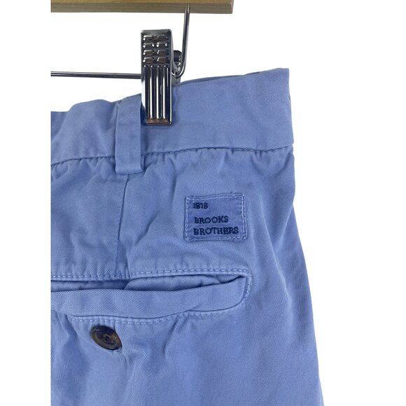 Brooks Brothers  Men's 38/32 Clark Blue Chino Pants Zip Fly Preppy - Picture 11 of 12